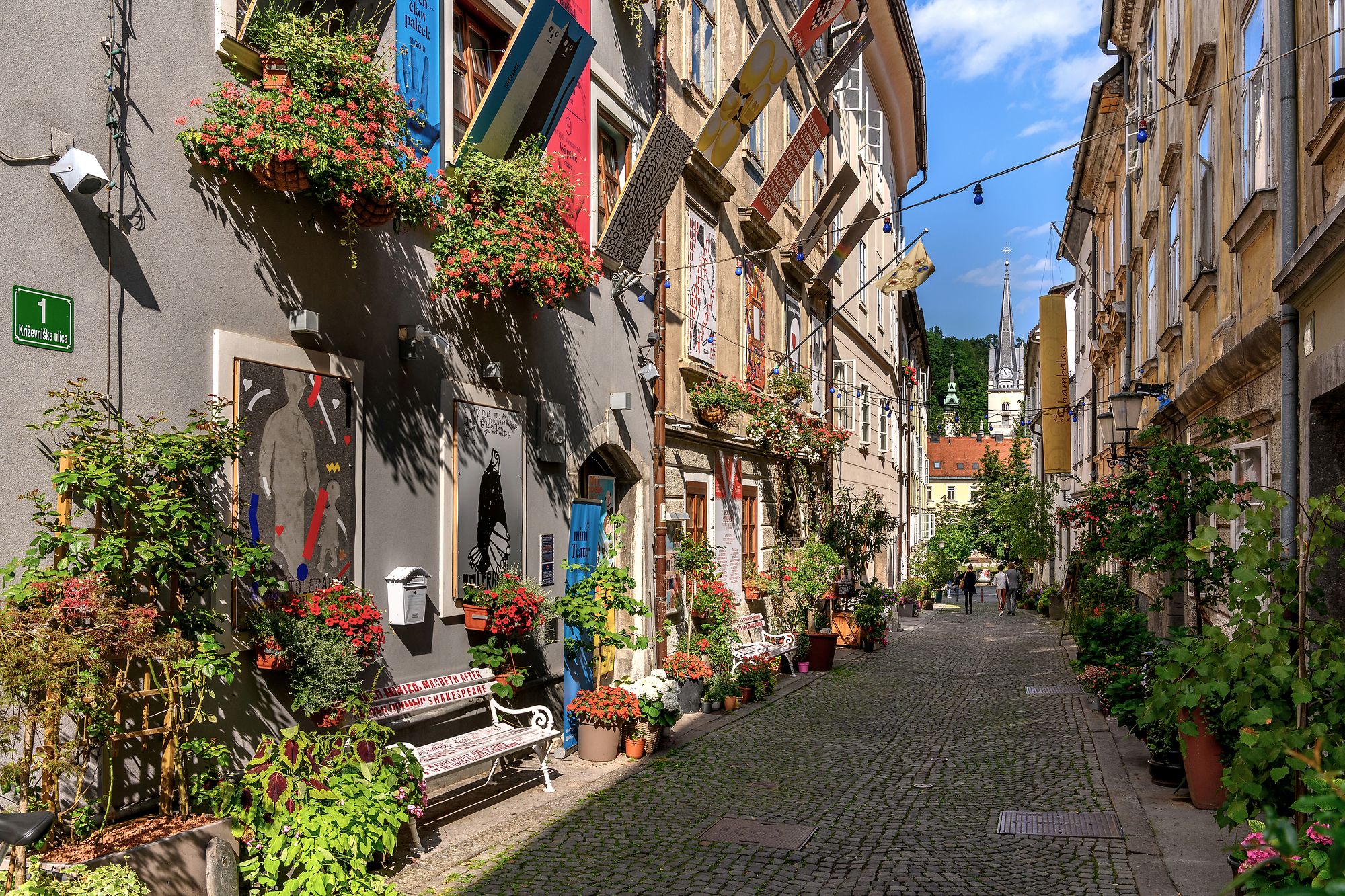 Križevniška strett, Ljubljana, Slovenia