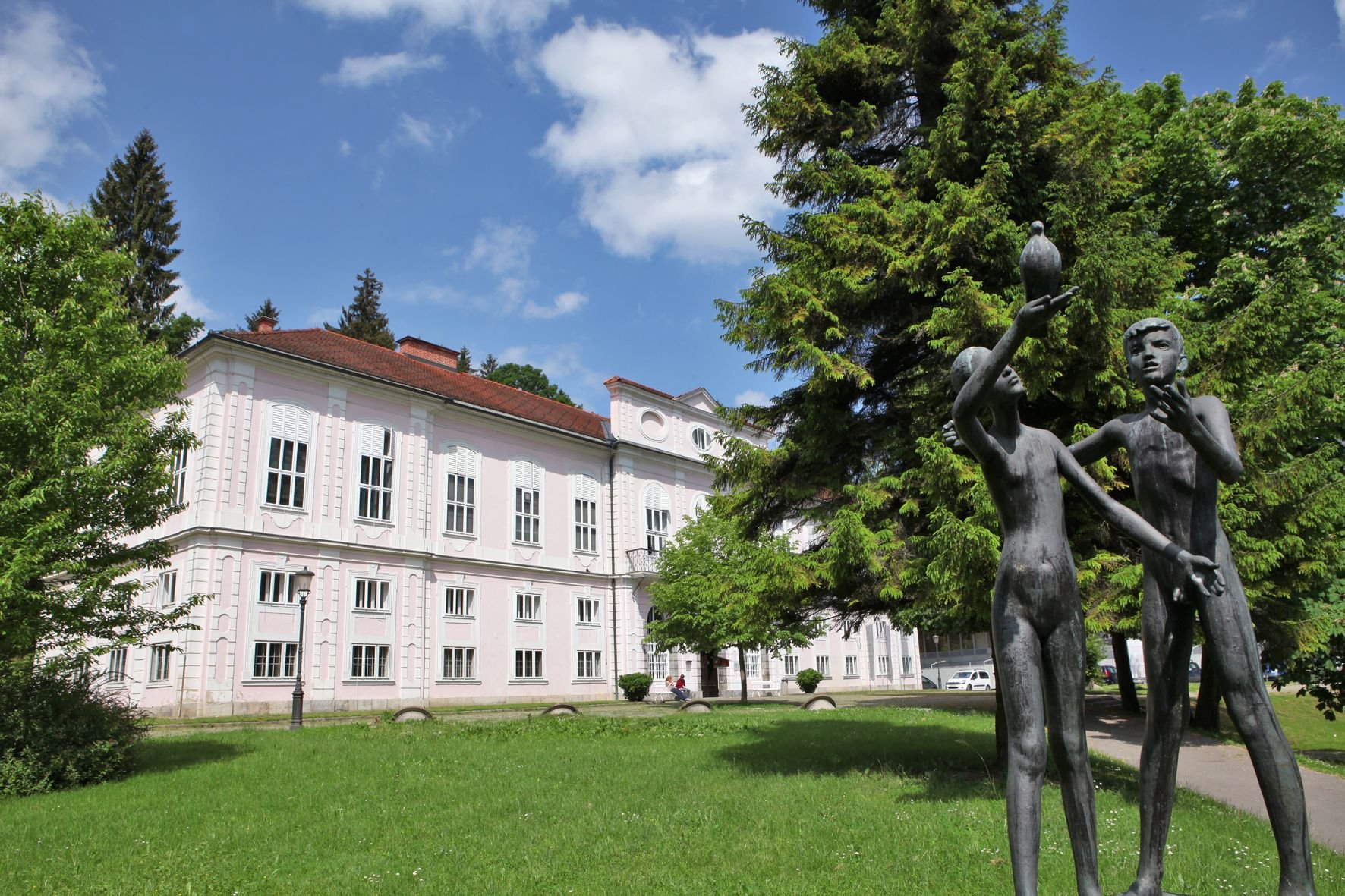 Cekin mansion, Tivoli park, Ljubljana, Slovenia