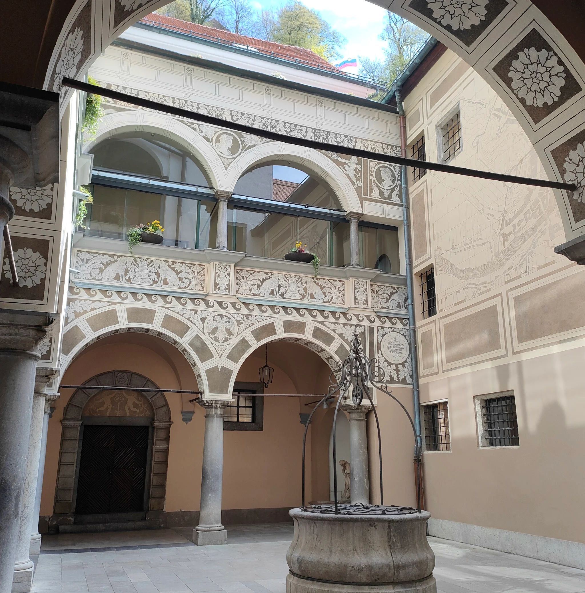 cOURTYARD, lJUBLJANA, sLOVENIA